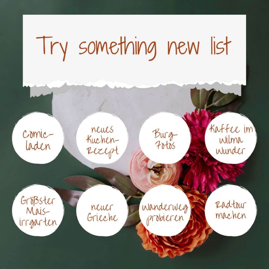 Try something new Liste